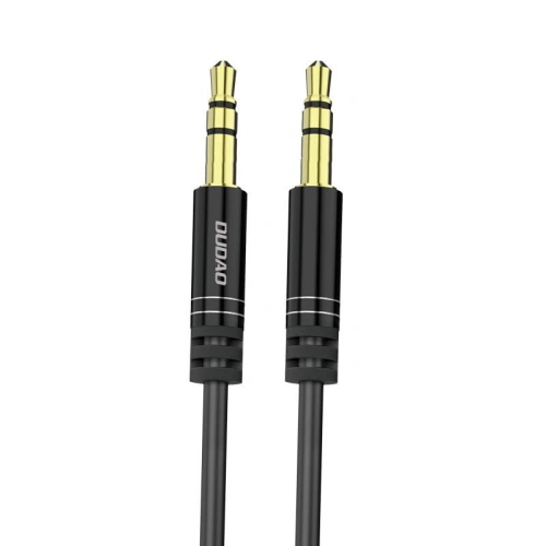 Buy Dudao long stretchable cable AUX mini jack 3.5mm spring ~ 150cm black (L12 black) - DDA5 - {ean13} - Home Screen Store Europe