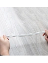 Buy Dudao long stretchable cable AUX mini jack 3.5mm spring 150cm white (L12 white) - DDA6 - {ean13} - Home Screen Store Europe