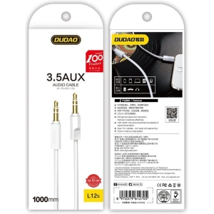 Kup Cablul audio Dudao AUX mini jack 3.5mm 1m alb (L12S) - DDA7 - {ean13} - Sklep Home Screen
