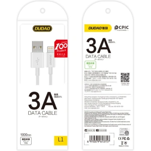 Kup Cablul Dudao USB/Lightning 3A 1m alb (L1L) - DDA8 - {ean13} - Sklep Home Screen