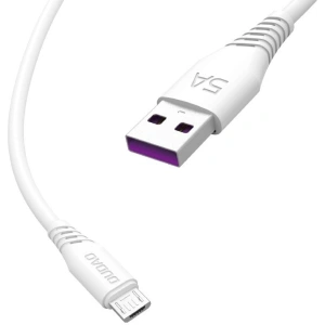 Kábel Dudao USB/microUSB 5A 1m fehér (L2M)