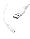 Cablu Dudao USB/microUSB 5A 1m alb (L2M)