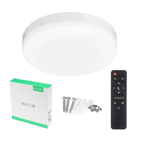Kup Lampa stropní LED BlitzWolf BW-LT38 s dálkovým ovládáním, 24W - BLZ502 - {ean13} - Sklep Home Screen