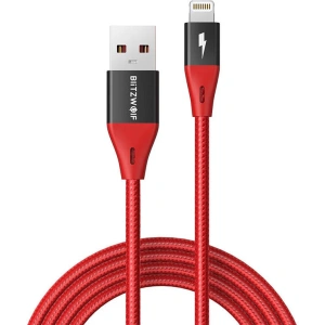 Kup Kabel BlitzWolf MF-10 Pro USB-A/Lightning MFI 20W 1.8m (roșu) - BLZ509 - {ean13} - Sklep Home Screen