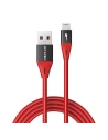 Kábel BlitzWolf MF-10 Pro USB-A/Lightning MFI 20W 1.8m (piros)