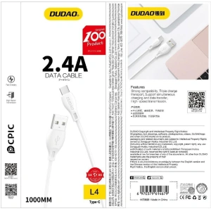 Kup Cablul Dudao USB/Lightning 2.4A 1m alb (L4L) - DDA16 - {ean13} - Sklep Home Screen