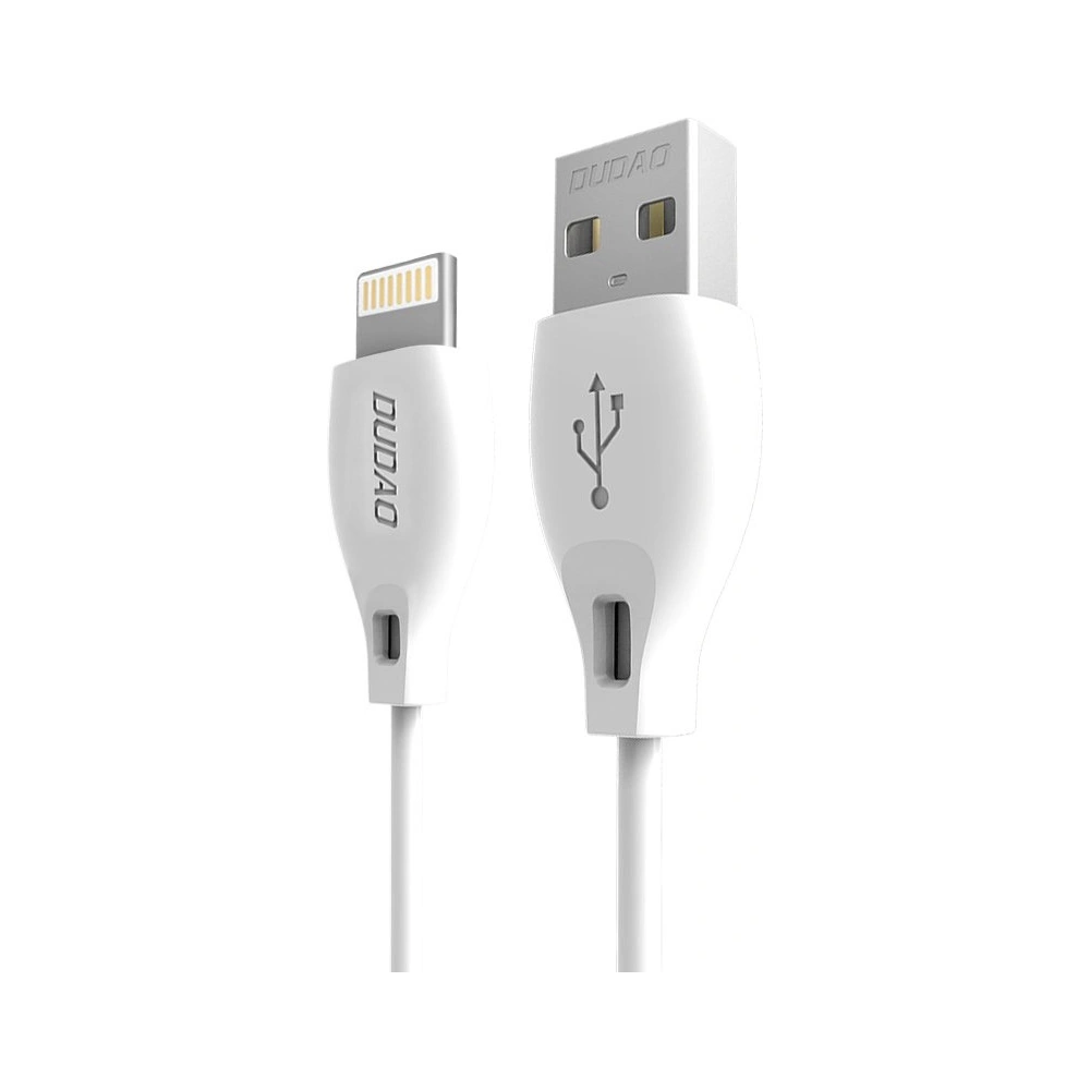 Kabel Dudao USB/Lightning 2.1A 2m biały (L4L)