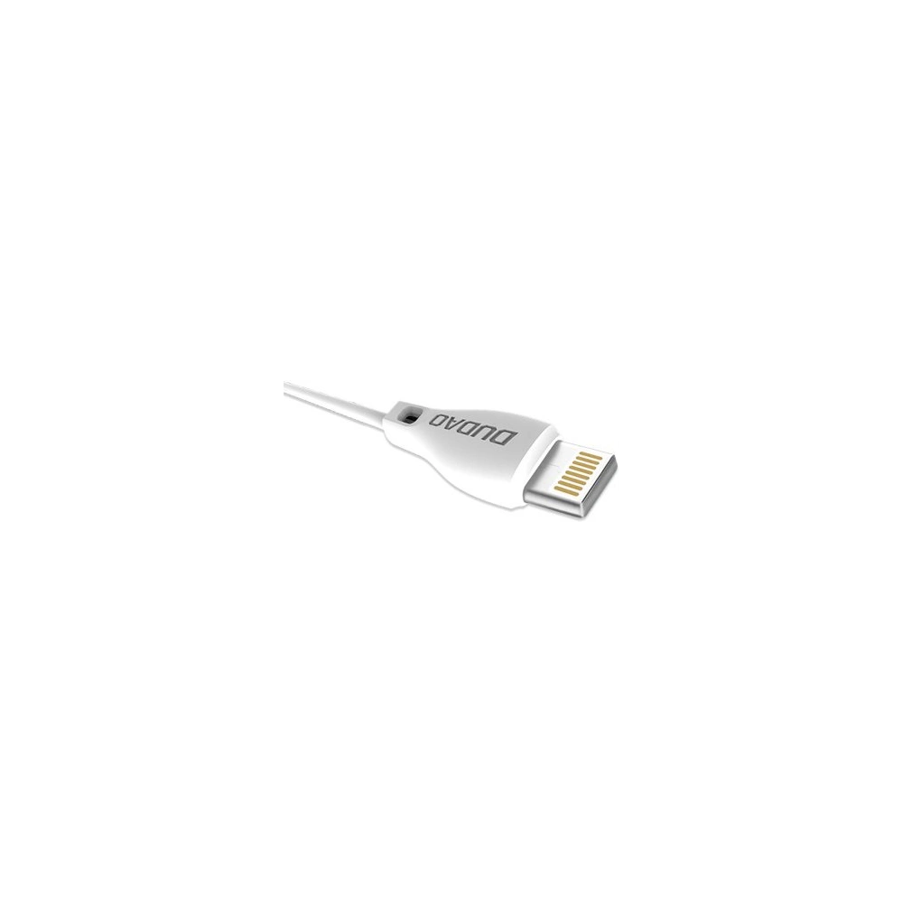 Kabel Dudao USB/Lightning 2.1A 2m biały (L4L)