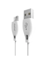 Cablul Dudao microUSB 2.4A 1m alb (L4M)