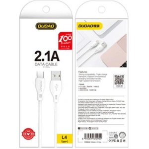 Kup Kabel Dudao USB-C 2.1A 1m alb (L4T 1m alb) - DDA20 - {ean13} - Sklep Home Screen