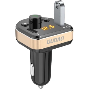 Buy Dudao FM Transmitter Bluetooth car charger MP3 3.1 A 2x USB black (R2Pro black) - DDA22 - {ean13} - Home Screen Store Europe