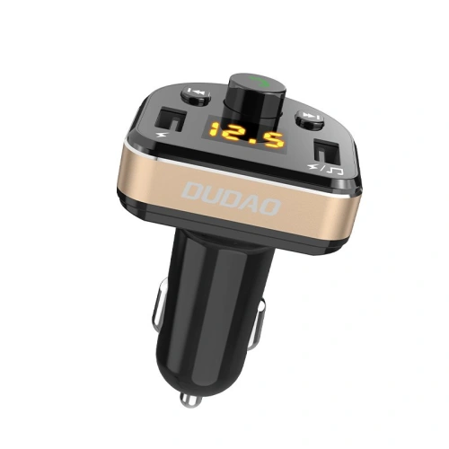 Kup FM-Transmitter Dudao Bluetooth MP3 3.1A 2xUSB schwarz (R2Pro) - DDA22 - {ean13} - Sklep Home Screen