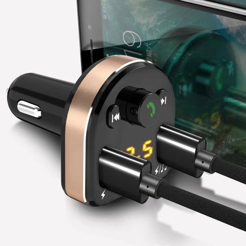 Kup Transmițător FM Dudao Bluetooth MP3 3.1A 2xUSB negru (R2Pro) - DDA22 - {ean13} - Sklep Home Screen