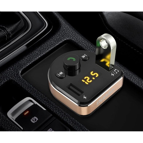 Kup FM-Transmitter Dudao Bluetooth MP3 3.1A 2xUSB schwarz (R2Pro) - DDA22 - {ean13} - Sklep Home Screen