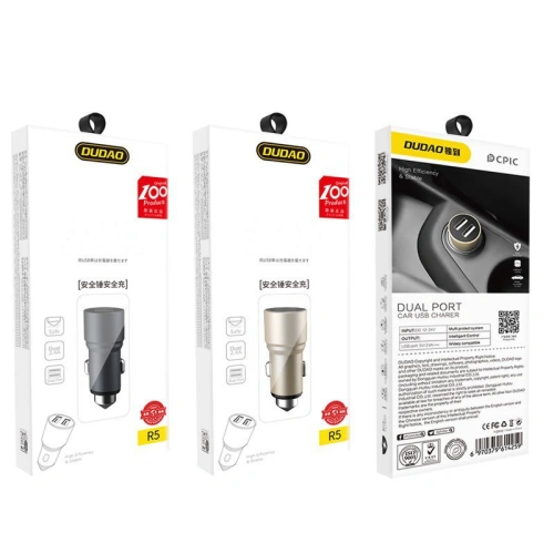 Kup Auto nabíječka Dudao 2xUSB 3.1A šedá (R5) - DDA23 - {ean13} - Sklep Home Screen