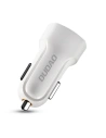 Buy Dudao car kit charger 2x USB 2.4A + cable USB 3in1 Lightning / Type C / micro USB cable white (R7 white) - DDA24 - {ean13} - Home Screen Store Europe