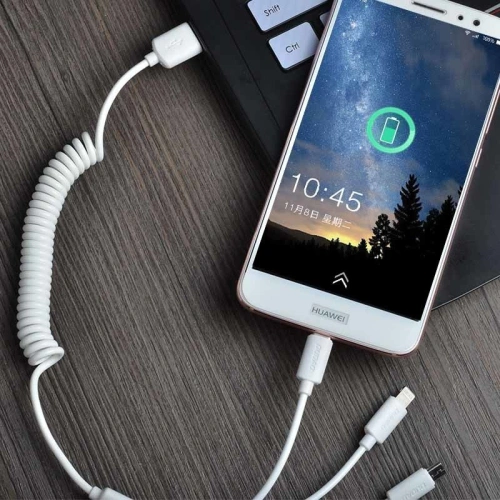 Kup Încărcător auto Dudao 2x USB 2.4A + cablu USB 3in1 Lightning/USB-C/microUSB alb (R7) - DDA24 - {ean13} - Sklep Home Screen