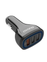 Dudao Car Charger Quick Charge Quick Charge 3.0 QC3.0 2.4A 18W 3x USB Black (R7S black)