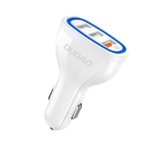 Kup Încărcător auto Dudao Quick Charge 3.0 2.4A 18W 3xUSB alb (R7S) - DDA26 - {ean13} - Sklep Home Screen