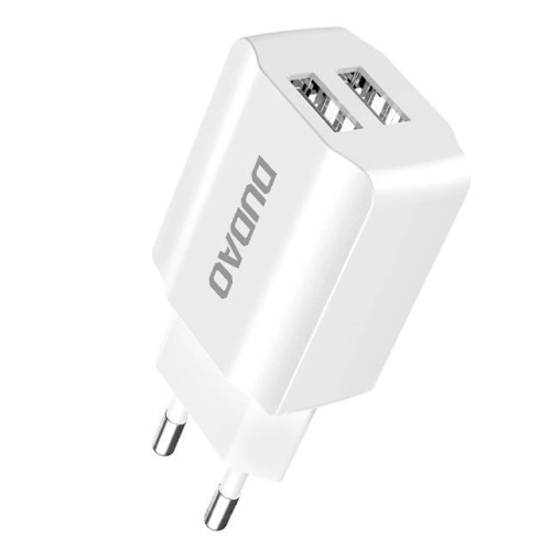 Kup Ładowarka sieciowa Dudao 2x USB 5V/2.4A biały (A2EU white) - DDA27 - {ean13} - Sklep Home Screen