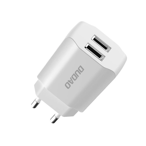 Kup Ładowarka sieciowa Dudao 2x USB 5V/2.4A biały (A2EU white) - DDA27 - {ean13} - Sklep Home Screen