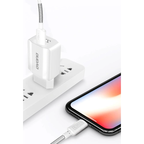 Kup Ładowarka sieciowa Dudao 2x USB 5V/2.4A biały (A2EU white) - DDA27 - {ean13} - Sklep Home Screen