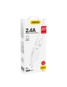 Kup Síťová nabíječka Dudao 2x USB 5V/2.4A + bílý Lightning kabel (A2EU) - DDA28 - {ean13} - Sklep Home Screen