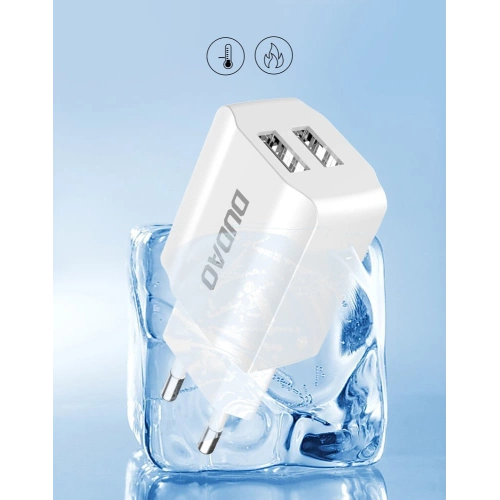 Kup Încărcător de rețea Dudao 2x USB 5V/2.4A + cablu microUSB alb (A2EU) - DDA30 - {ean13} - Sklep Home Screen