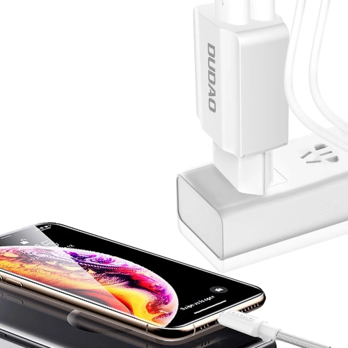 Kup Încărcător de rețea Dudao 2x USB 5V/2.4A + cablu microUSB alb (A2EU) - DDA30 - {ean13} - Sklep Home Screen
