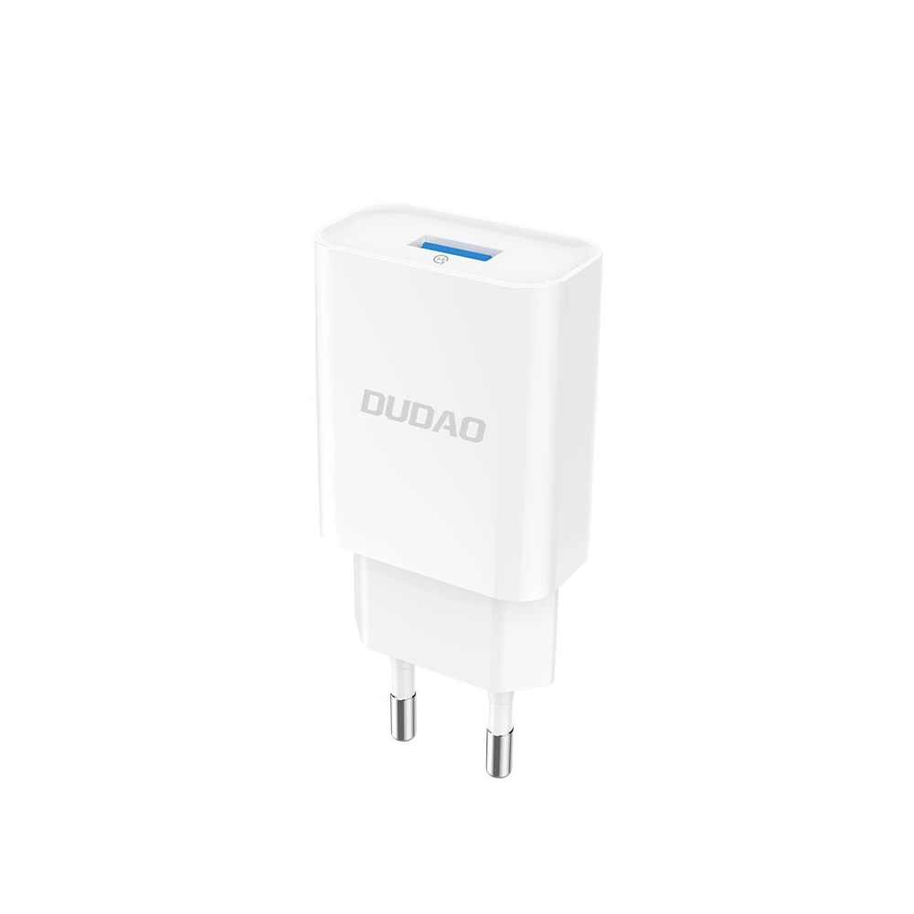 Ładowarka sieciowa Dudao USB 5V/2.4A QC3.0 Quick Charge 3.0 biały (A3EU white)