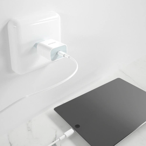 Kup Încărcător de rețea Dudao USB-C Power Delivery 18W + cablu USB-C/Lightning 1m alb (A8EU) - DDA34 - {ean13} - Sklep Home Screen