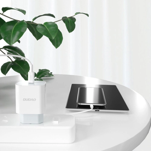 Kup Încărcător de rețea Dudao USB-C Power Delivery 18W + cablu USB-C/Lightning 1m alb (A8EU) - DDA34 - {ean13} - Sklep Home Screen