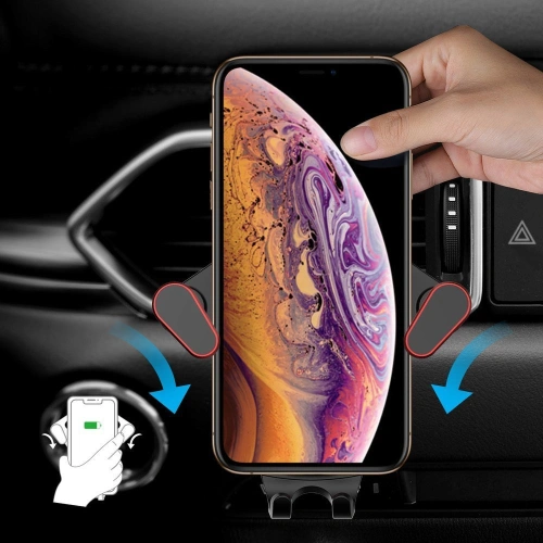 Kup Următorul suport auto gravitațional Dudao Air Vent negru (F5S) - DDA35 - {ean13} - Sklep Home Screen