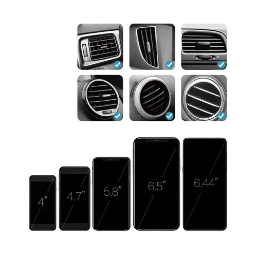 Buy Dudao gravity car mount air vent black (F5S black) - DDA35 - {ean13} - Home Screen Store Europe