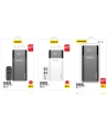 Buy Dudao powerbank 4x USB 30000mAh with LCD 3A display black (K8Max black) - DDA36 - {ean13} - Home Screen Store Europe