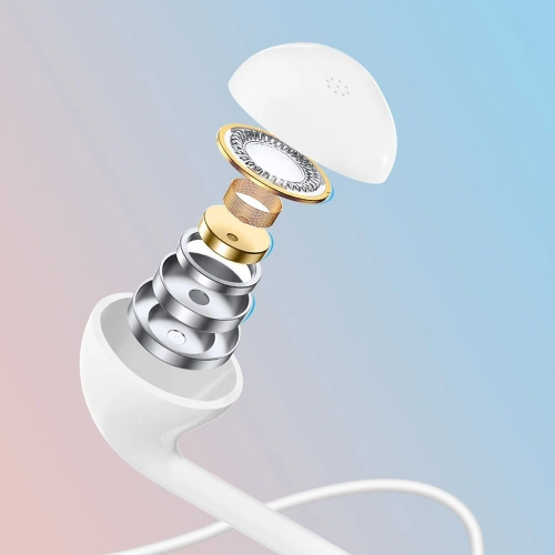 Buy Dudao in-ear wired mini jack 3.5mm earphone headset white (X10S white) - DDA37 - {ean13} - Home Screen Store Europe