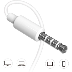 Kup Căști Dudao mini jack 3.5mm alb (X10S) - DDA37 - {ean13} - Sklep Home Screen