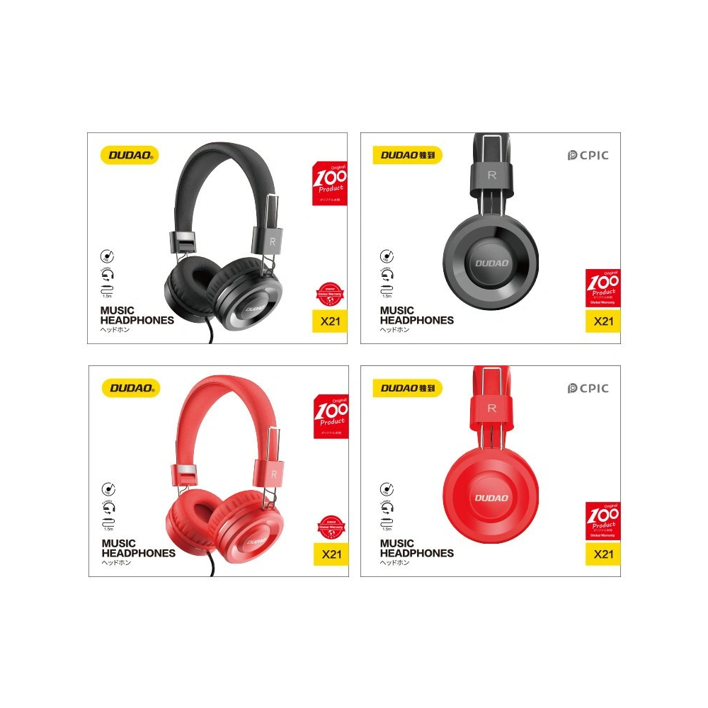 Słuchawki Dudao czarny (X21)