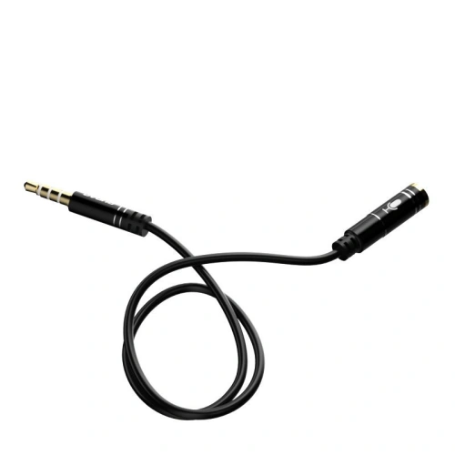 Kup Kabel audio przedłużacz Dudao AUX do słuchawek z mikrofonem 3,5 mm mini jack black - DDA40 - {ean13} - Sklep Home Screen