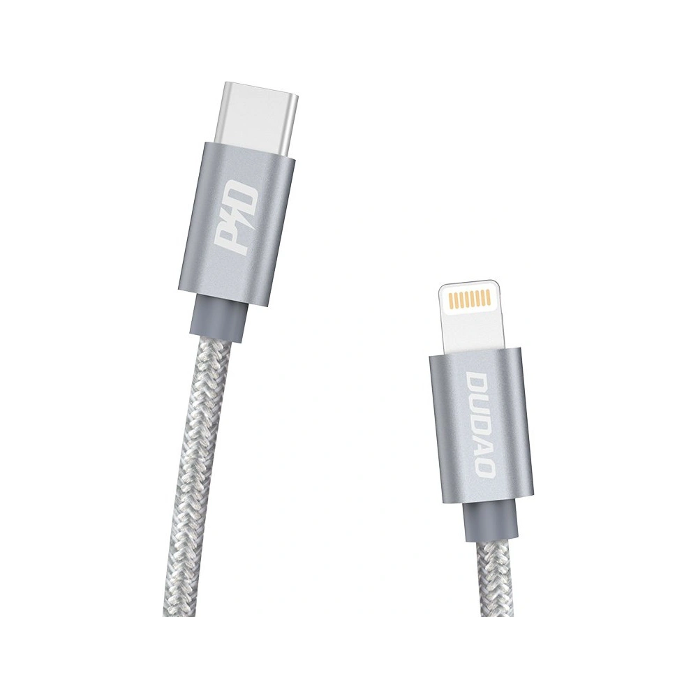 Kabel Dudao USB-C/Lightning Power Delivery 45W 1m szary (L5Pro)