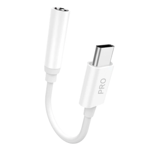 Kup Adaptér audio Dudao USB-C/mini jack 3,5mm bílý (L16CPro) - DDA43 - {ean13} - Sklep Home Screen