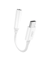 Adaptor audio Dudao USB-C/mini jack 3,5mm alb (L16CPro)