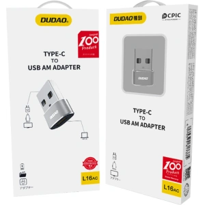 Kup Adapter Dudao USB-C/USB schwarz (L16AC) - DDA44 - {ean13} - Sklep Home Screen
