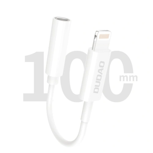 Kup Adaptér audio Dudao Lightning/mini jack 3,5mm bílý (L16i) - DDA45 - {ean13} - Sklep Home Screen
