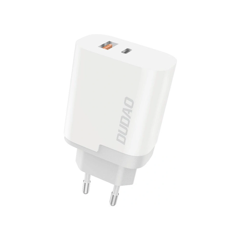 Ładowarka sieciowa Dudao USB/USB-C Power Delivery Quick Charge 3.0 3A 22,5W biały (A6xsEU white)