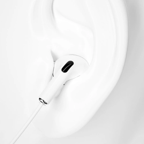 Kup Fülhallgató Dudao távirányítóval és 3,5 mm-es mini jack mikrofonnal fehér (X14 white) - DDA53 - {ean13} - Sklep Home Screen