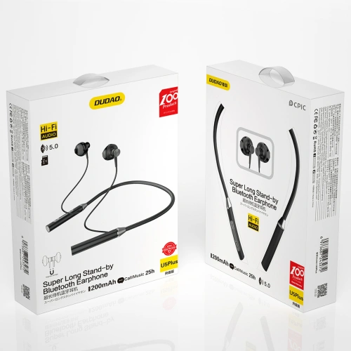 Kup Bezdrátová sluchátka Dudao Bluetooth černá (U5 Plus) - DDA58 - {ean13} - Sklep Home Screen