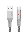 Cablul Dudao USB/microUSB 1m 3A LED gri (L7xM)