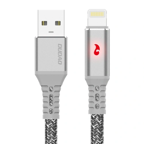 Kup Kabel Dudao USB - Lightning 1m 3A LED grau (L7xL) - DDA60 - {ean13} - Sklep Home Screen