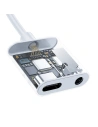 Kup Adapter audio Dudao USB-C - USB-C/3,5mm mini jack alb (L13T) - DDA61 - {ean13} - Sklep Home Screen